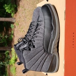 Used pair men size 10.5 - Jordan retro 12 wool